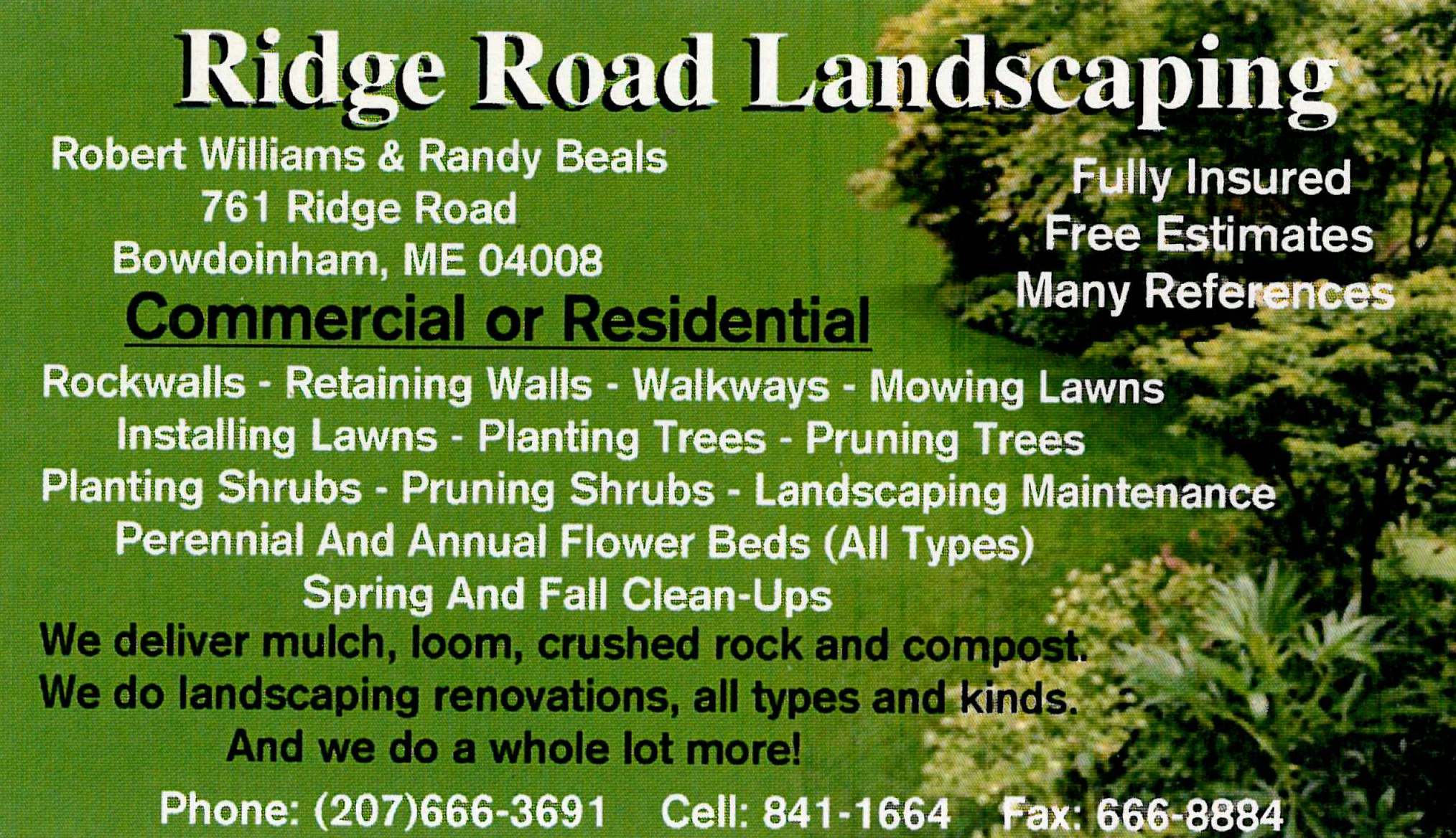 Ridge Road Landscaping